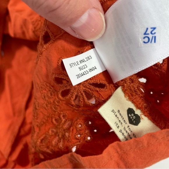 Madewell Eyelet A-Line Halter Top - Picture 5 of 9